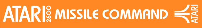 Missile Command logo for Atari 2600